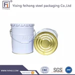 18L Stahlbehälter mit Blumendeckel