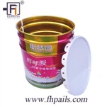 Stahleimer mit Deckel